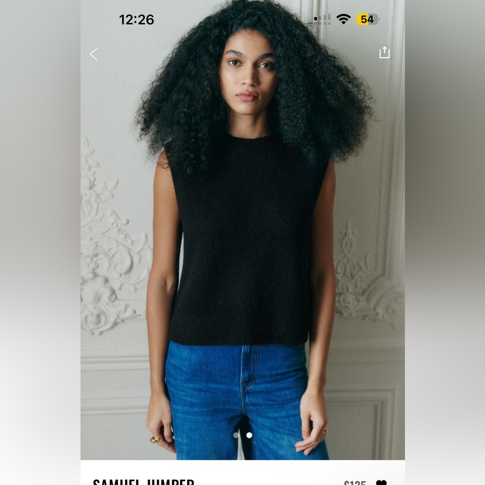 NWT Sezane Samuel jumper
